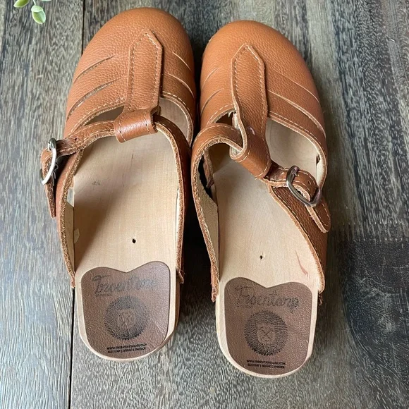 Troentorp | Leather Swedish Clogs | Size 37 - Picture 12 of 15